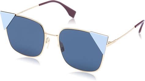 Fendi FF 0191/S 0A9 55mm Rose Gold / Blue Sunglasses